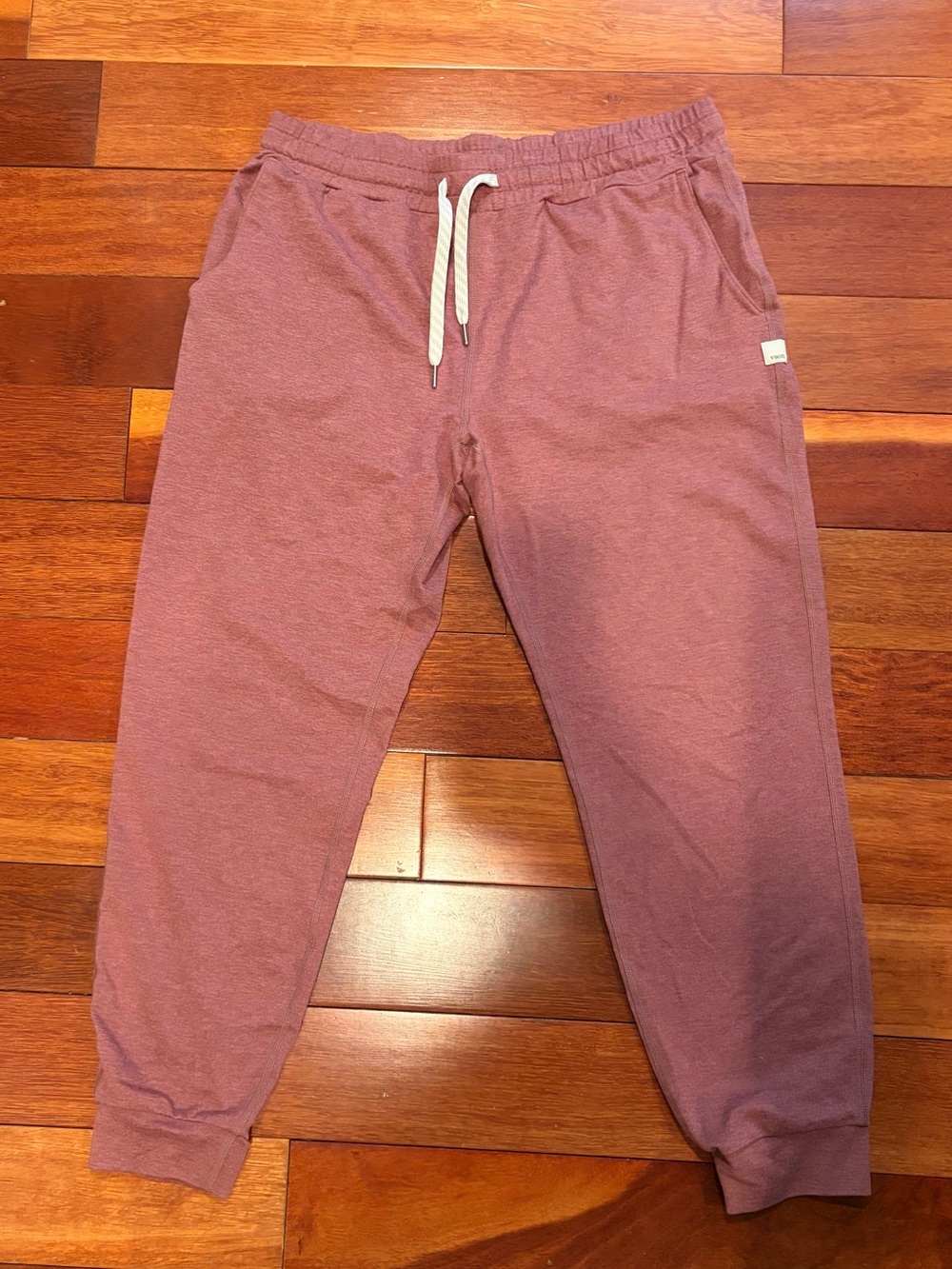 Vuori Heathered Mauve Pull-On Jogger - Small